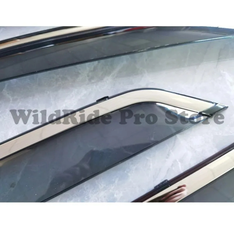 مجموعة واحدة لسيارة تويوتا فورتشنر رانر 2015 2017 درع المطر من الفولاذ المقاوم للصدأ مقاوم للسحق #5