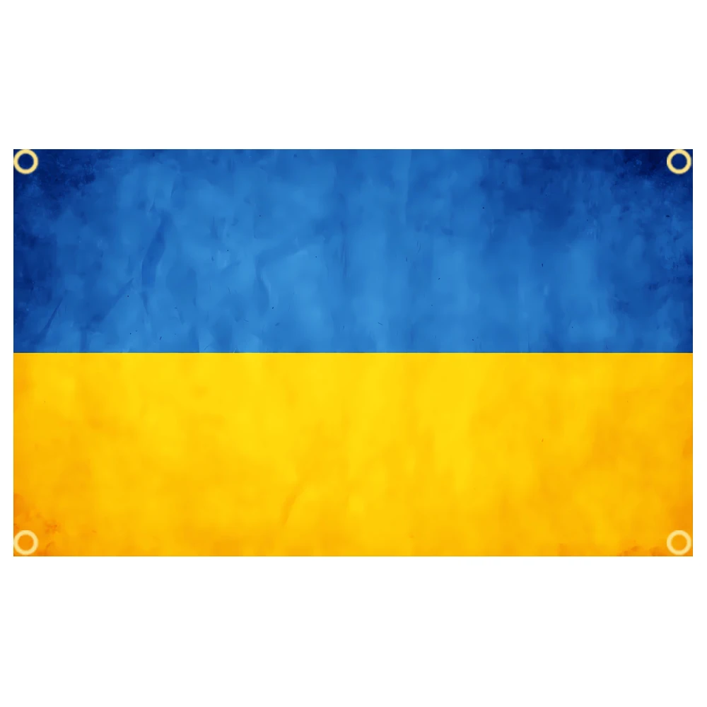 60x90cm 90x150 Patriotic Flag of Ukraine Glory Ukraine Ukrainian Flag Polyester Digital Printed Banner Tapestry curtain poster