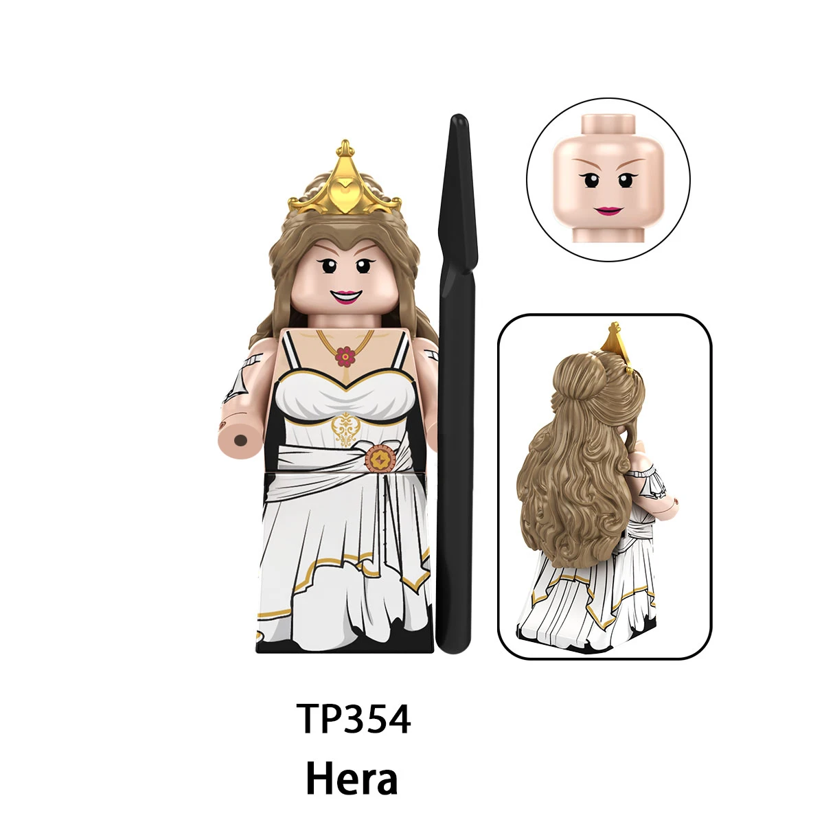 Nouvelle mythologie grecque antique Zeus Poseidon Hades Mini figurines modèles enfants jouets blocs de construction cadeau de noël garçons filles Juguetes