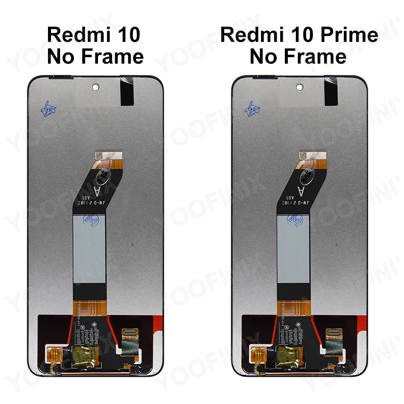 For Xiaomi Redmi 10 LCD 21061119AG Display Touch Screen Digitizer Assembly Replacement Parts For Redmi 10 Prime Display LCD