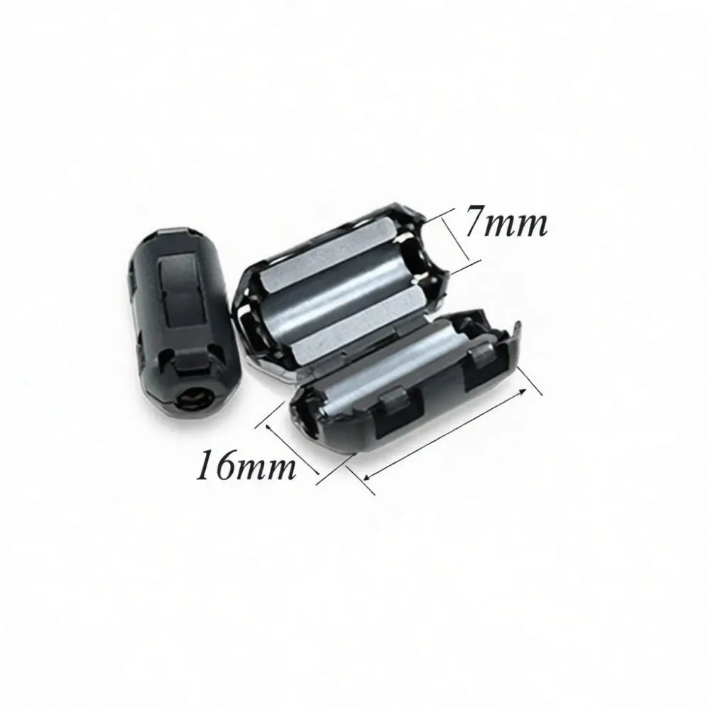 Snap On Ferrite Core Noise Filter Nickel Zinc Bead For Industrial Electrical Cord Signal Cable Electromagnetic Shielding Device