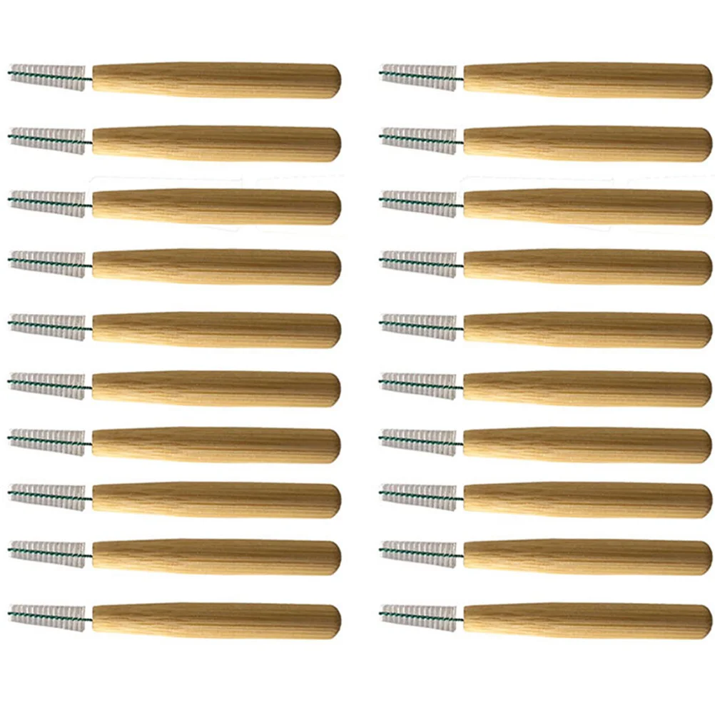 

20Pcs Interdental Brush Teeth Gaps Cleaners Portable Oral Care Tool for Braces Food Debris Removal Lightweight Travel Essential