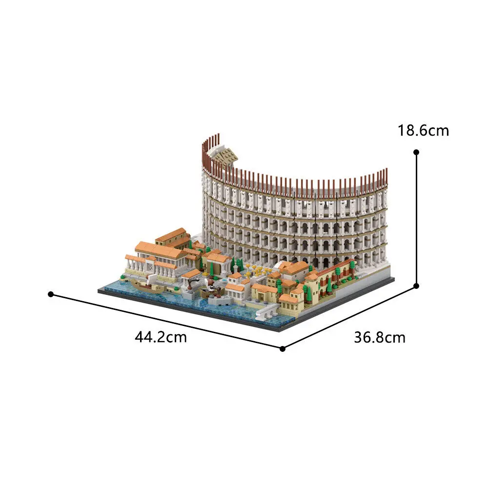 Amphitheatrum Flavium/ Colosseum Model 3959 Pieces Building Toys Set MOC Build