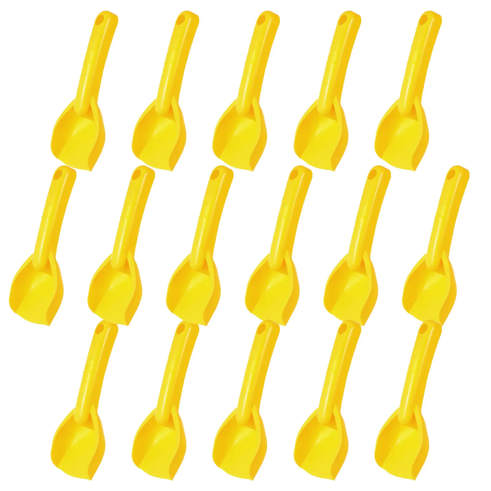 16Pcs Kids Sand Shovels Mini Plastic Shovel Set Bright Colors for Garden Sandbox Beach Digging Outdoor Games Sand Spade for Kids