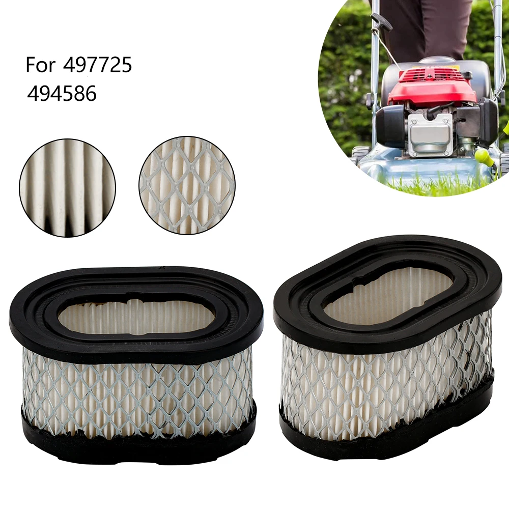 CMCP 1/5pcs Air Filters for Briggs & Stratton 497725 497725S 494586 Stens 100-184 Lawn Mower Garden Tools