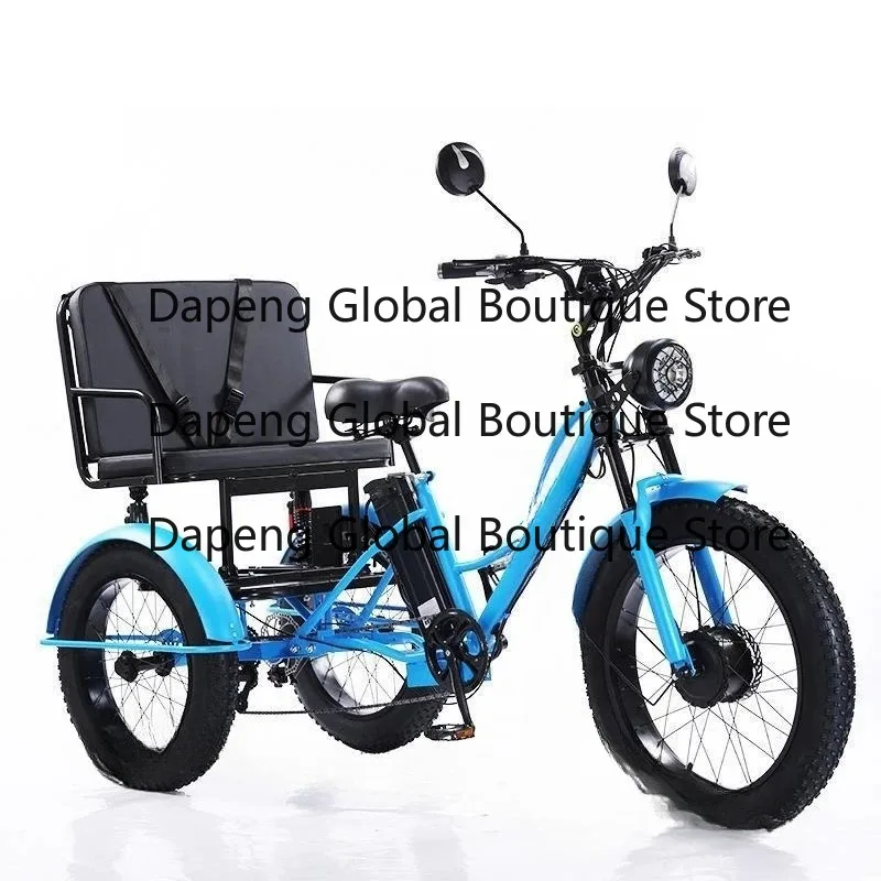 tricycle 24-inch fa-t tire pedal tricycle with seat style