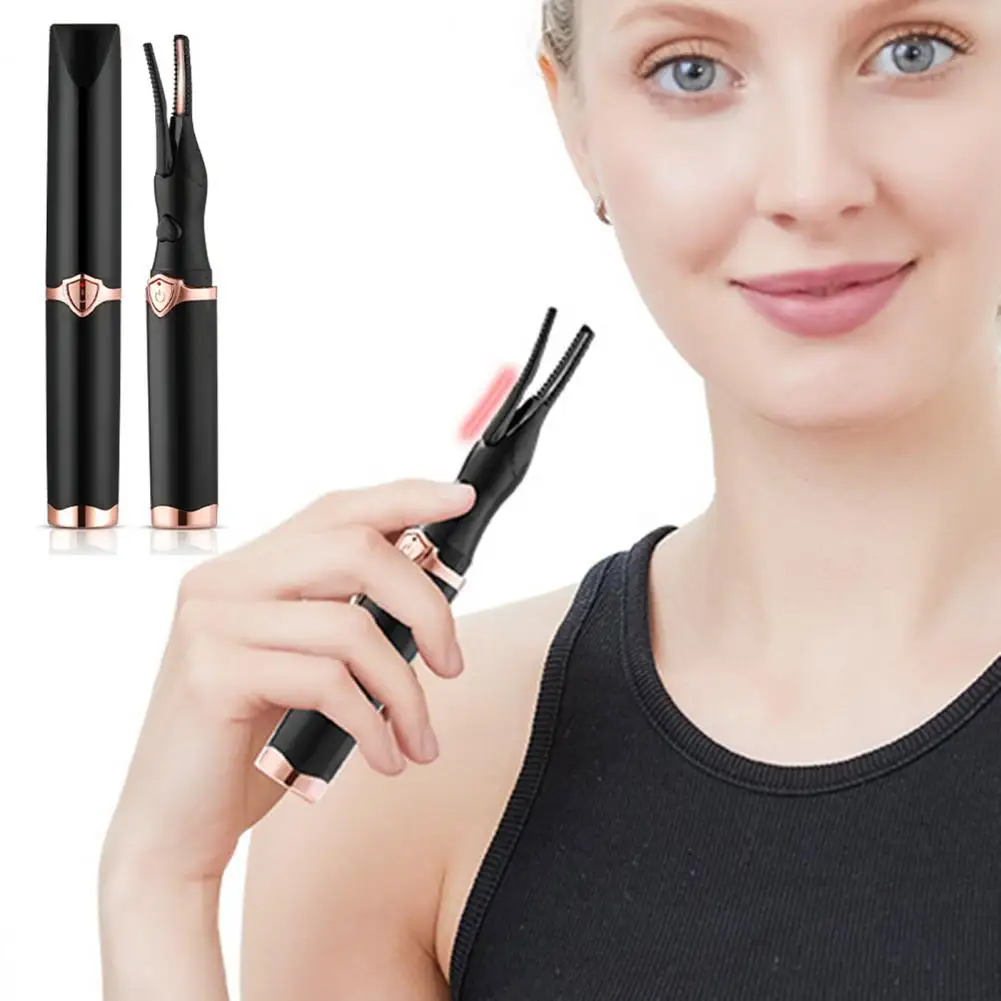 1 Set Electric Eyelash Curler It Warps When Hot ABS Eyelash Curler Digital Display Double-sided Eyelash Curling for Make Up