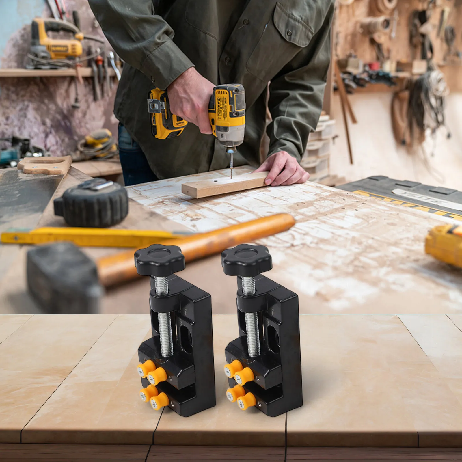 

Зажим-струбцина для резьбы по дереву и изготовления ювелирных изделий, надежный инструмент для электронных проектов, с надежной фиксацией, конструкция из АБС-пластика