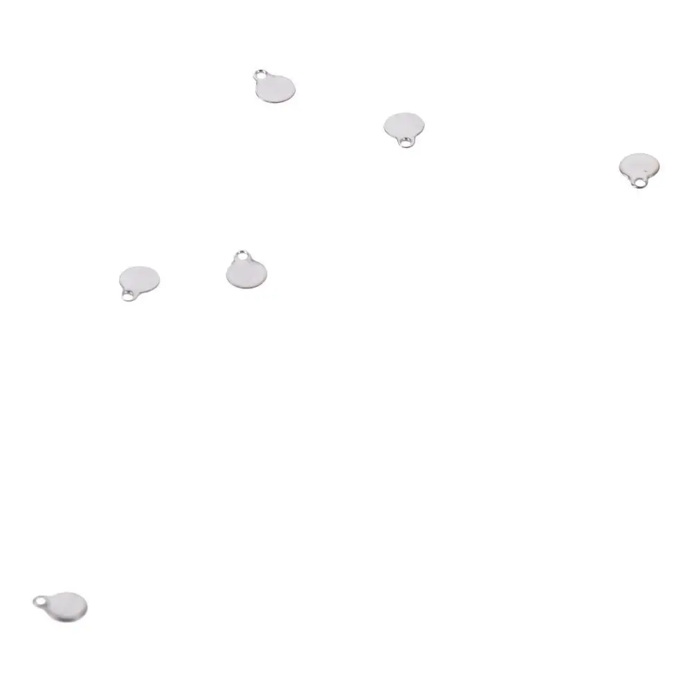 Заготовки Из Нержавеющей Стали, серебряные плоские круглые заготовки, подвески из нержавеющей стали, Подвески ручной работы для влюбленных