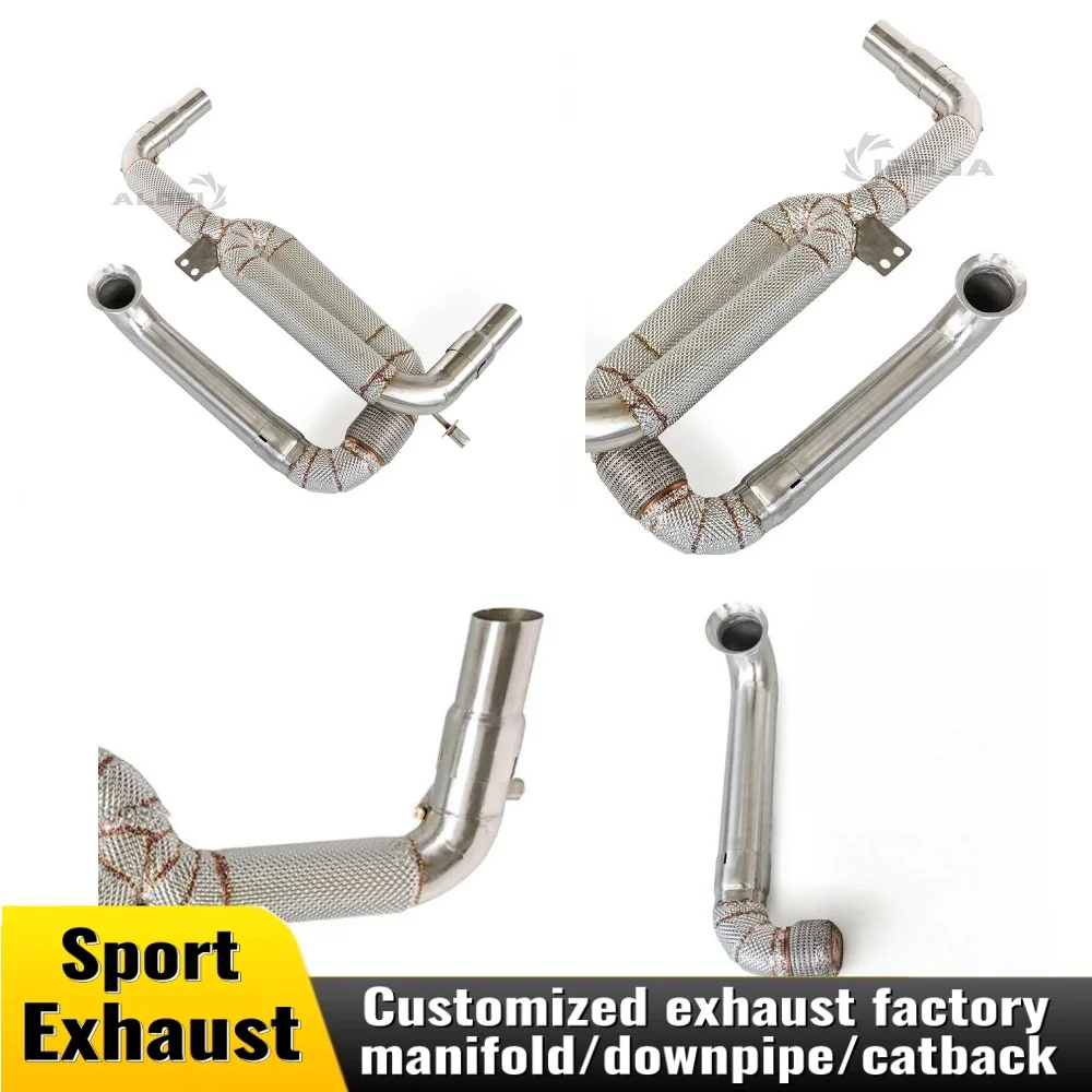 

Exhaust cat back for Lotus Emira 2.0T 2021-2022 stainless steel heat shield racing performance perfect installation modification