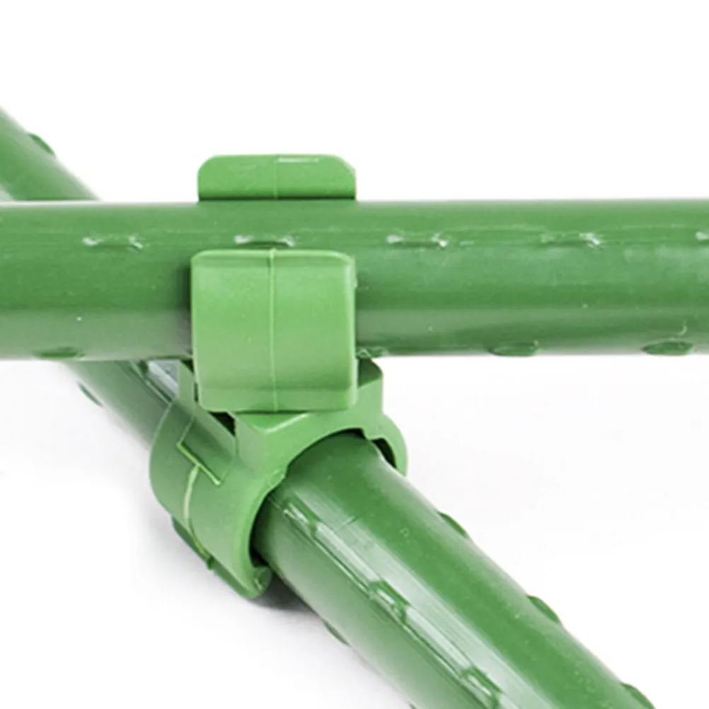 50Pcs Trellis Fixing Buckles Plastic Plant Connector Buckles Convenient Easy Install for Plant Rack Support Vine Growing