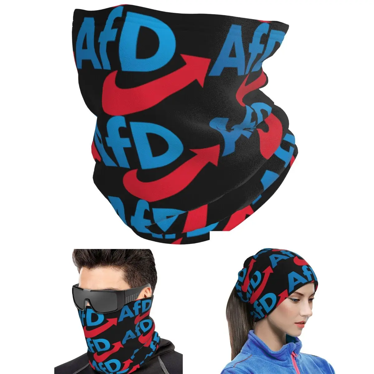 Germany AFD Alternative Bandana Neck Gaiter Printed Magic Scarf Multi-use Cycling Scarf For Men Women Adult All Season