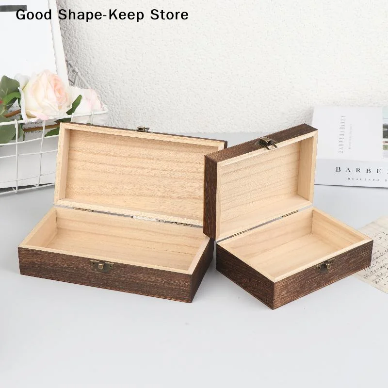 뚜껑이 있는 정사각형 힌지형 보석 공예품 보관함, 빈티 - Mystery Jewelry Jar Watches 리뷰 및 가격