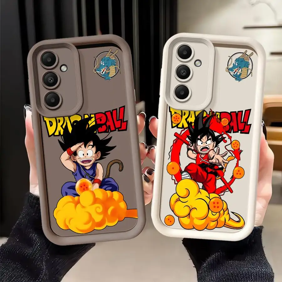 

Case for Samsung Galaxy A56 A54 A21s A22 A25 A26 A35 A52 A32 A36 A73 A55 A24 Phone Cover Dragon B-Balls Cute Goku