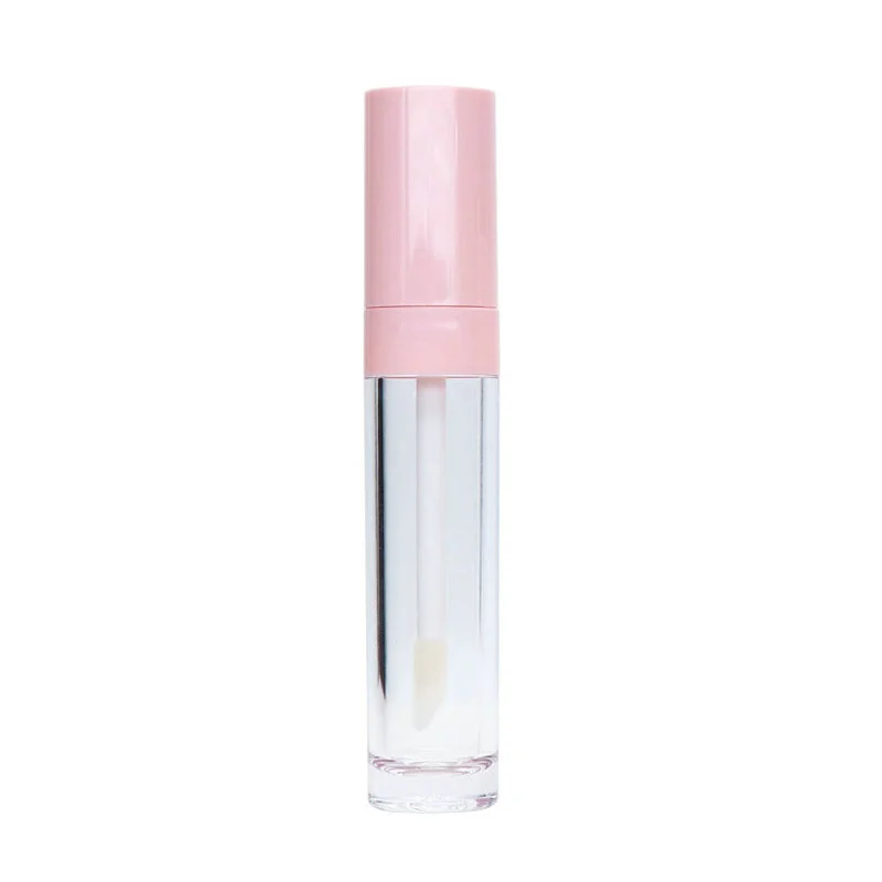 6.5ml Pink Lip Gloss Tubes Empty DIY Cylindrical Lip Balm Tubes with Wand Refillable Lipstick Vials Sample косметика Dispenser