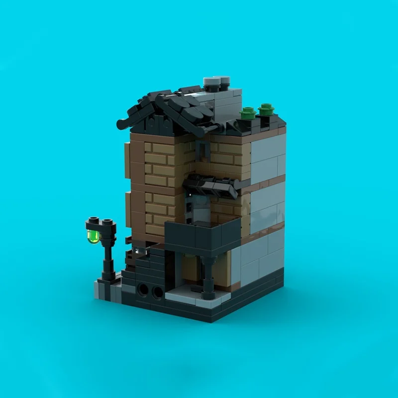 271 stücke MOC Mini Modulare 1 Minied Modell Bausteine Architektur DIY Kreative Bildung Ziegel Weihnachten Geschenke Spielzeug Geburtstag