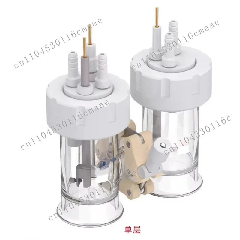 C007-1 Series 2H Type Membrane-Exchangeable Electrolysis Cell, High-Performance Electrochemical Cell for Lab Use