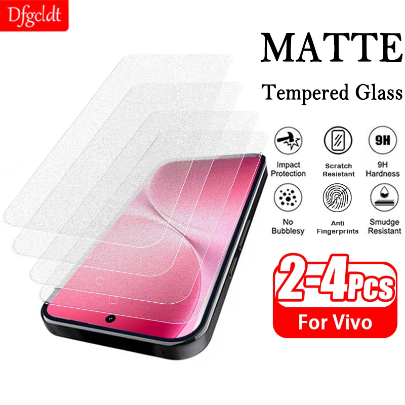 

2-4 шт. матовое защитное стекло с антибликовым покрытием для Vivo V60 V50 Lite 4G, защитная пленка для экрана Vivo V40 V30 SE V25e V23e V21e V25