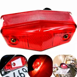 Senbeder Custom Motorcycle Tail lights Reflector Tail Brake Stop Lamp For Lucas Replica 525 Triumph BSA up to 1955 Cafe Racer