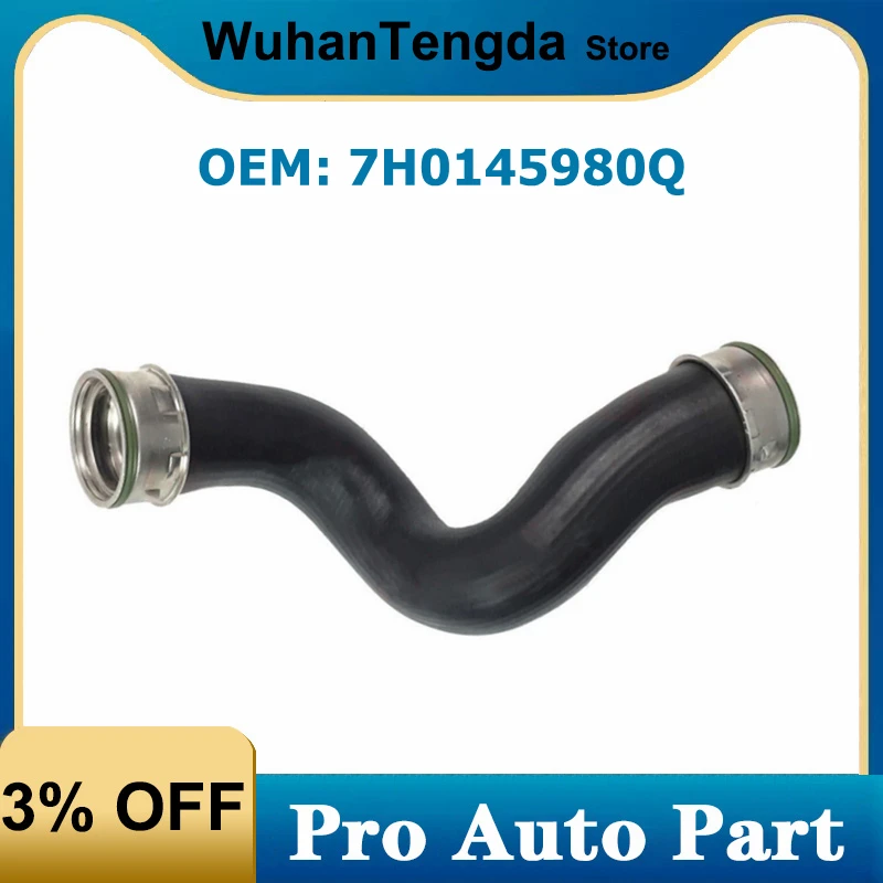 

Engine Intercooler Booster Pipe Coolant Turbo Hose for VW Campmob Transporter T5 1.9 Tdi 7H0145980Q