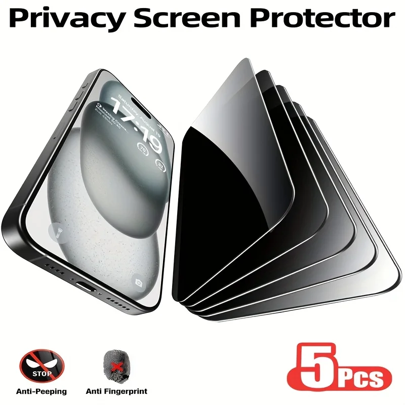 5Pcs Anti-Spy Tempe… - image