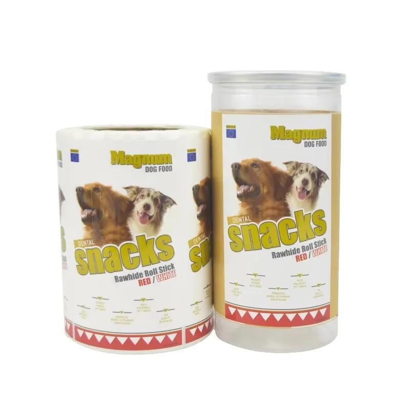Custom Vinyl Label Stickers｜Waterproof Food Labels｜Logo Printing Stickers for Pet Food Packaging