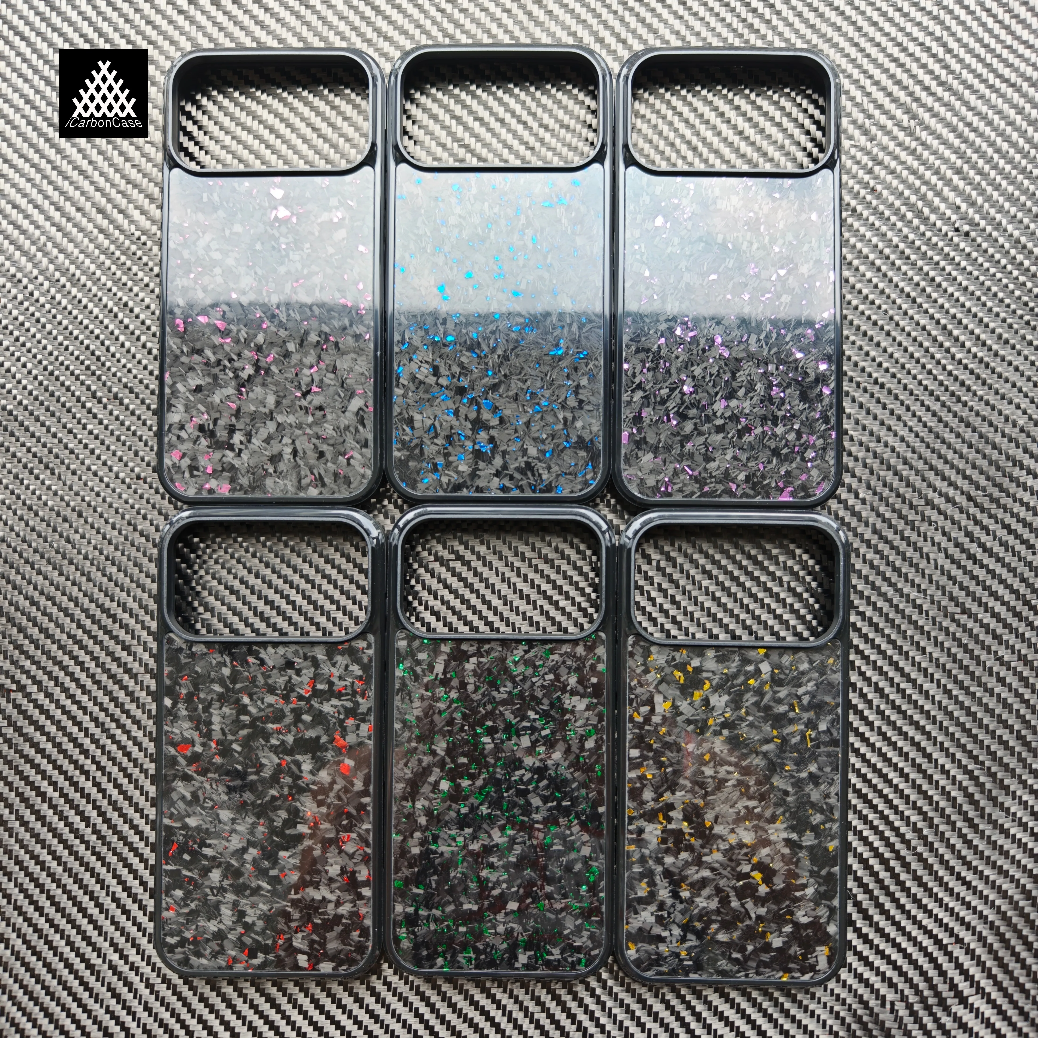 

100% Magnetic Forged Glossy Real Carbon Fiber Case for iPhone 17 /17 Air /17Pro 17 Pro Max Full Coverage Back Cover with MagSafe