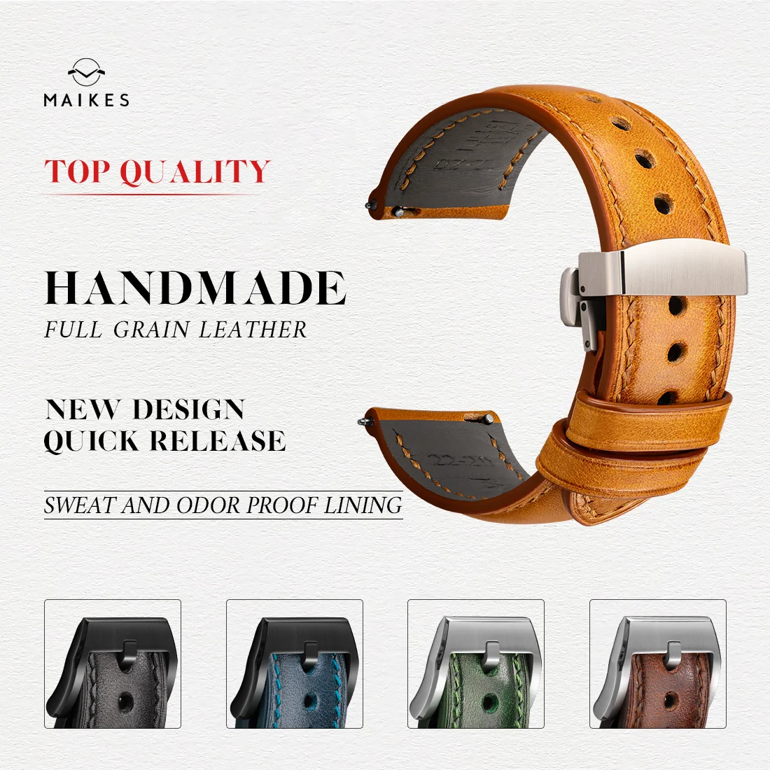 maikes-handmade-vegetable-tanned-leather-watch-strap-butterfly-buckle-19mm-20mm-21mm-22mm-24mm-accessories-watch-band