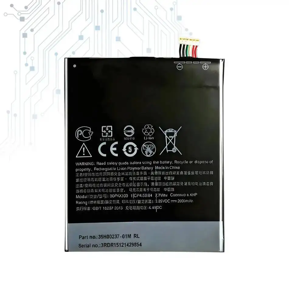 2800 mAh langlebiger Handy-Akku, leicht, für HTC Desire 728 BOPJX100 Version