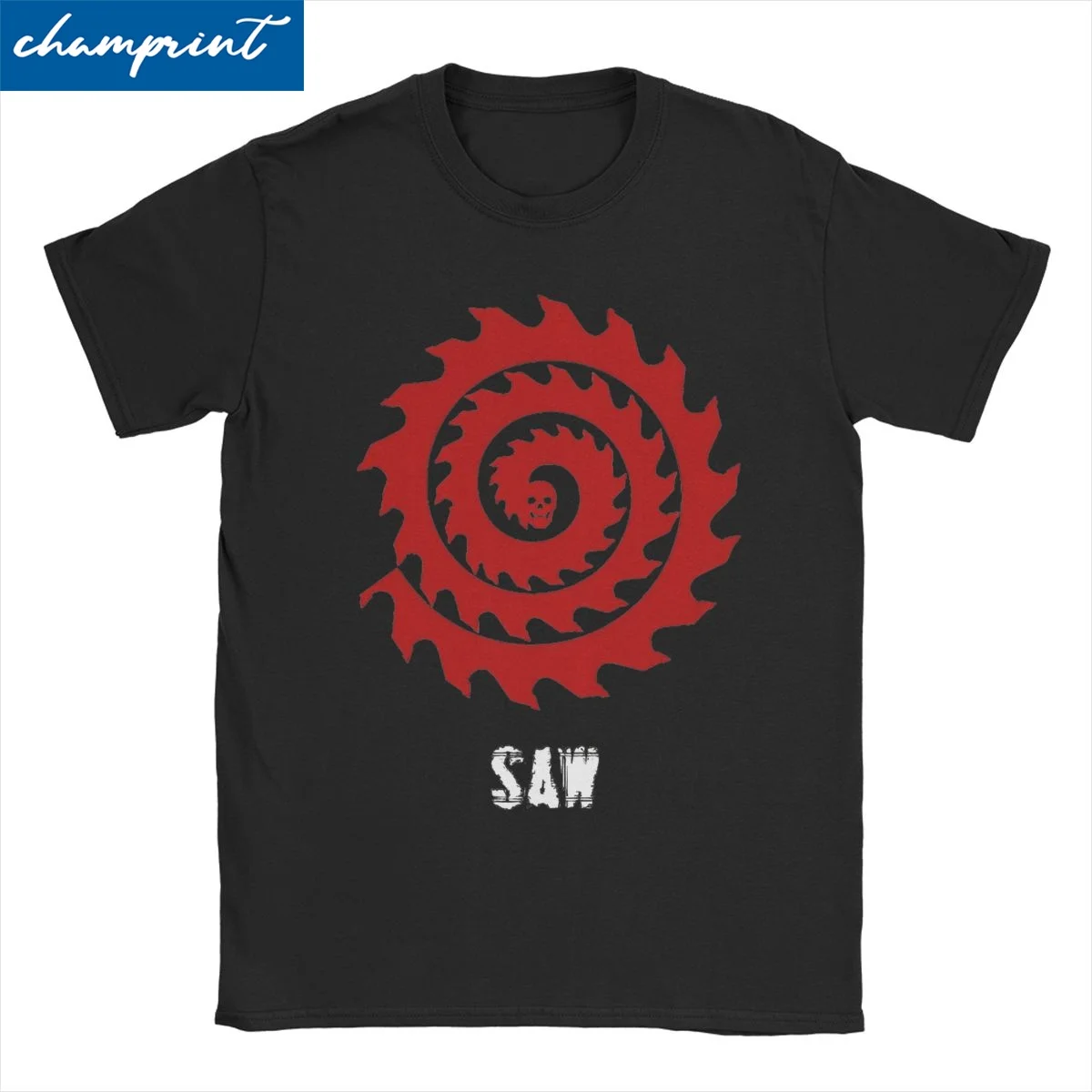 

Saw Torture T Shirt Men Women 100% Cotton Hipster T-Shirt O Neck Horror Movie Billy Tee Shirt Short Sleeve Clothes 6XL