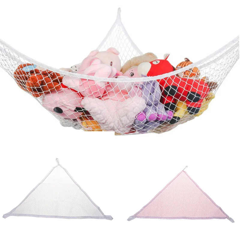 

Large Toy Hammock Mesh Kids Bedroom Storage Nursery Teddy Bear Net Child Organizer Stuffed Towels Tidy Soft Storage Organizer