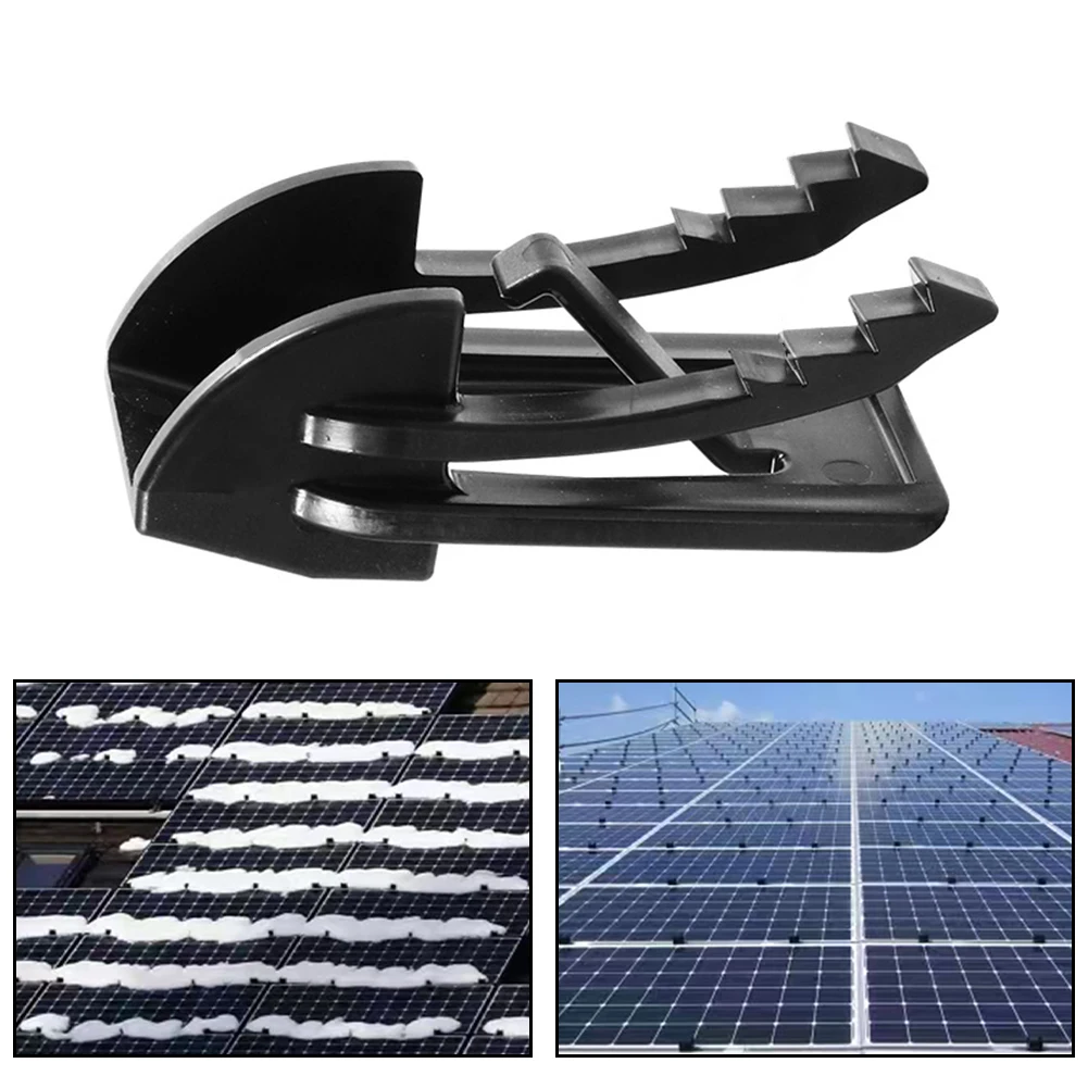 4/10pcs Solar Panel Snow Guide Clip 50*94 Mm  Solar Panel Efficient Cleaning And Protection Of PV Snow Trap Snow Guide Clip