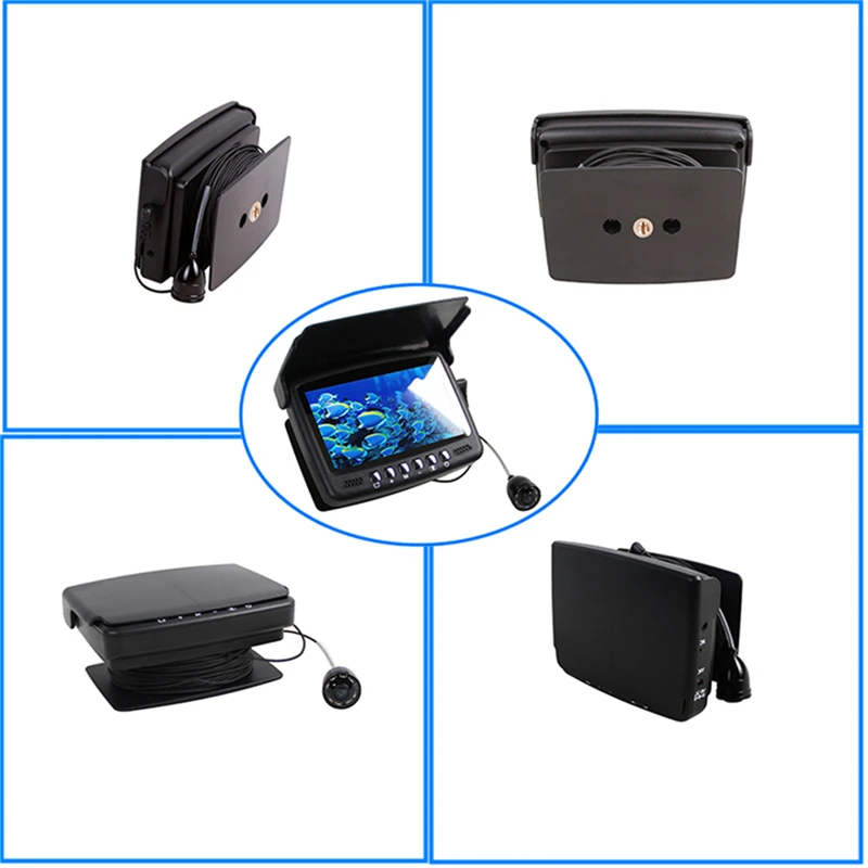 

4.3 Inch Underwater 15/30M Fishing Camera DVR Take Photo and Video Fish Finder