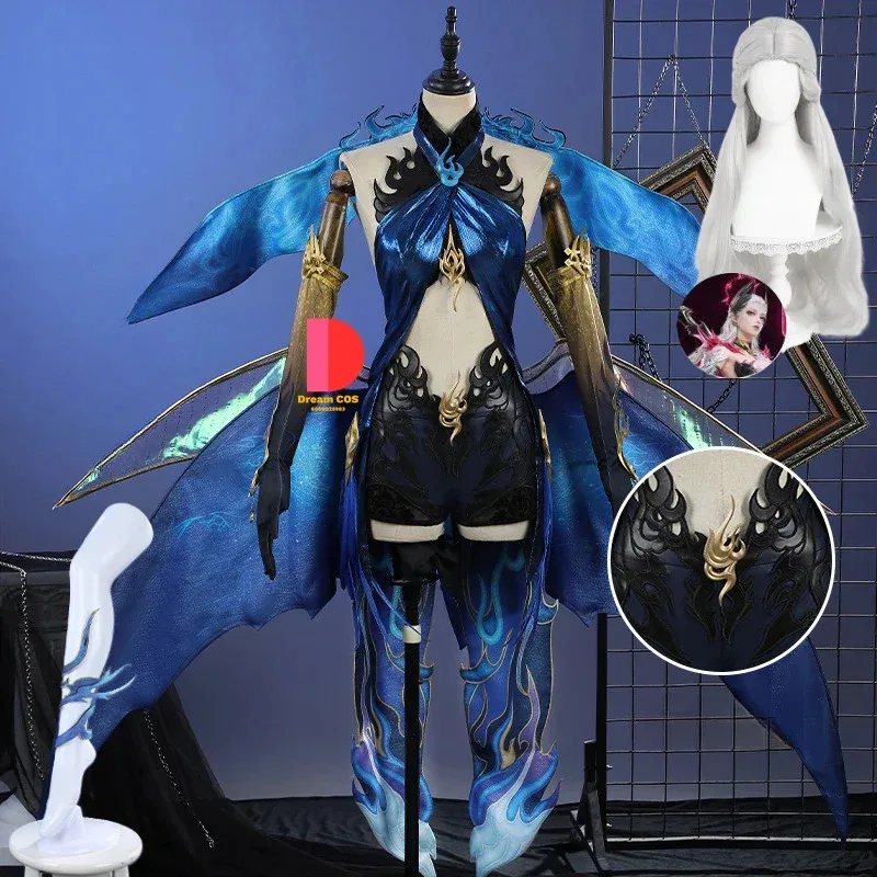 

Game Naraka Bladepoint Wandering Firefly Ji Yingying Cosplay Costumes for Women Anime Clothes Full Set Halloween Love Comic-Con
