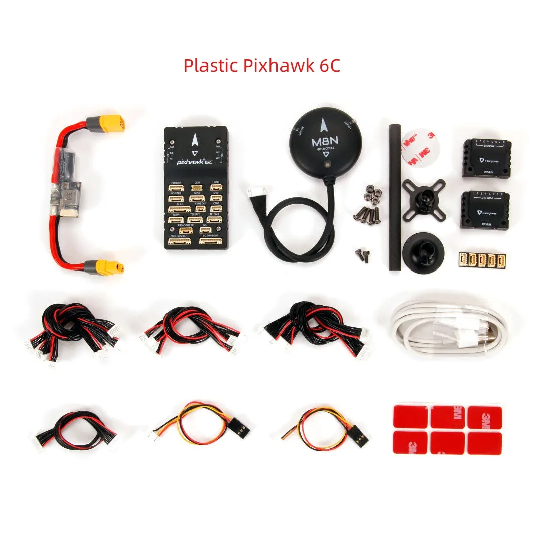 Holybro Pixhawk 6C Autopilot Flight Controller Plastic Case PM02 / PM07 Power Module M8N for RC FPV Multirotor Airplane