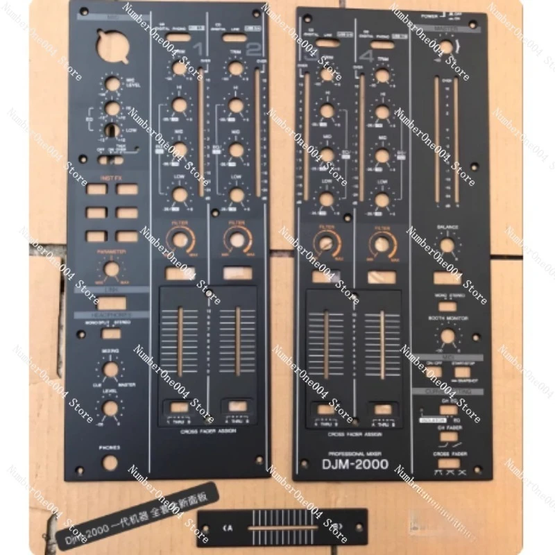 DJM-2000 Mixer Panel 2000 Generation Unit Fader Panel Iron Plate The Whole Set The Disc Player Does Not Have Screws By Default