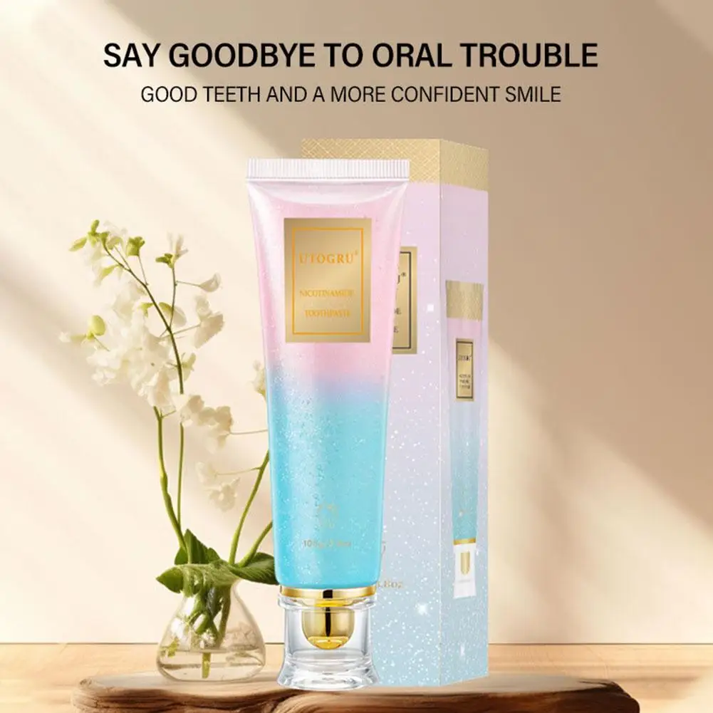 100 جرام معجون أسنان مبيض النياسيناميد معجون أسنان للتنفس المنعش إزالة الأسنان المينا التهاب اللثة حماية منع البقع Inte T3I2 #1