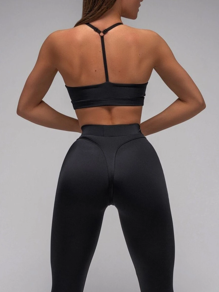 Nero Sexy a vita alta Scrunch Butt Yoga Leggings allenamento spesso Butt Lifting Plus Size collant pantaloni da Yoga per le donne