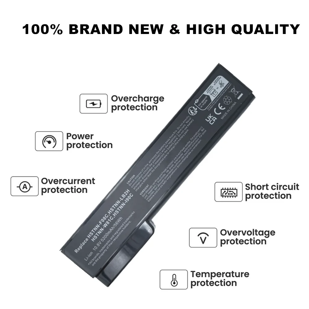 CC06 Laptop Battery For HP ProBook 6360b 6460b 6465b 6470b 6475b 6560b 6565b HSTNN-F08C HSTNN-I90C HSTNN-LB2F HSTNN-LB2H