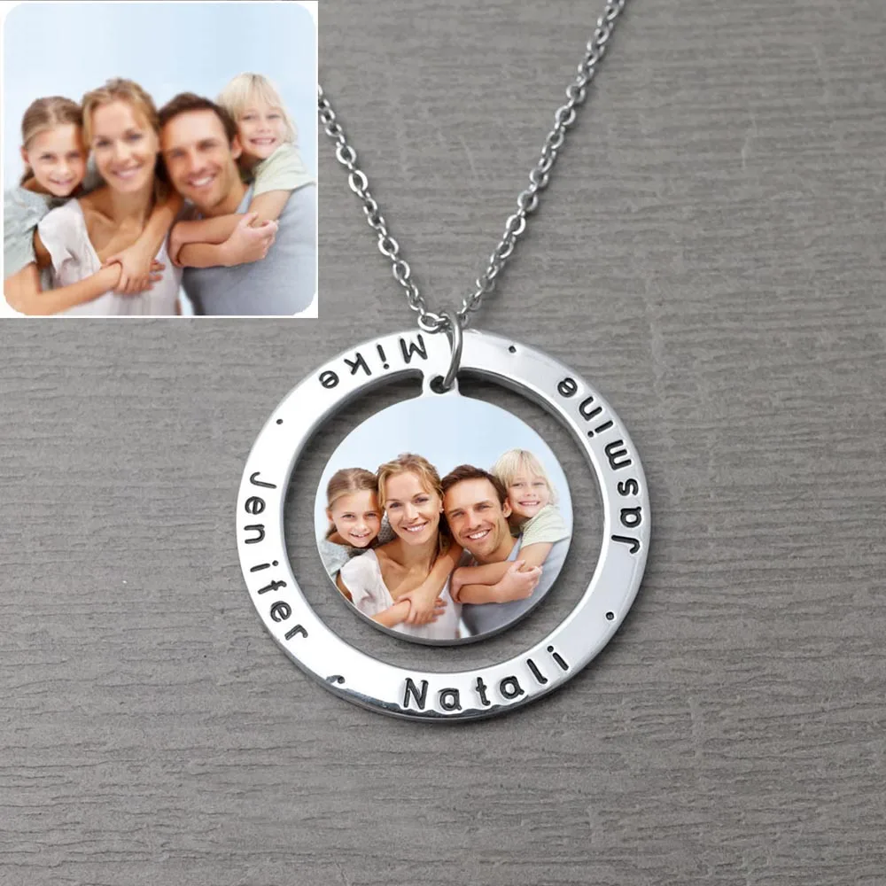 Personalized Pet Picture Necklace Custom Portrait Your Dog Pets Photo Necklace Cat Jewelry Pet Memorial Jewelry Dog Lover Gift view 5