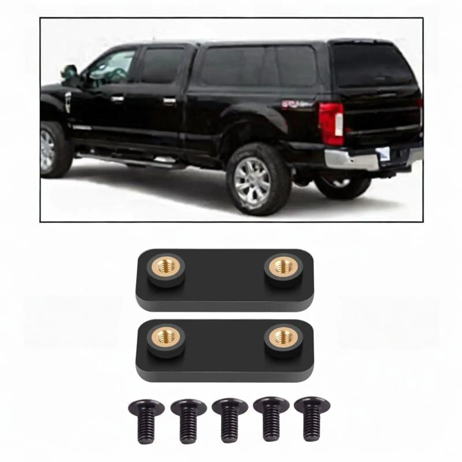 

Professional Rear Door Mount Plate Plastic Accessory Set for Truck Cap LEER 100XR 100XL 100XQ 180XR 64658
