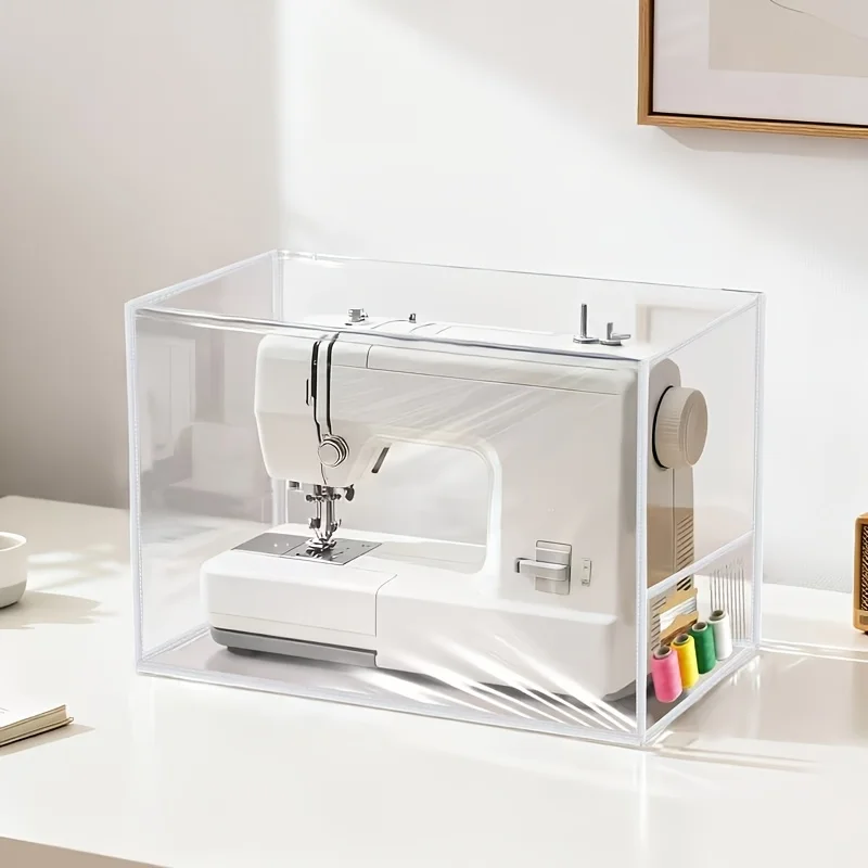 Sewing Machine Cover with Storage Pockets Dust Cover for Sewing Machine Sewing Machine Dust Cover Sewing Machine Cover (clear)