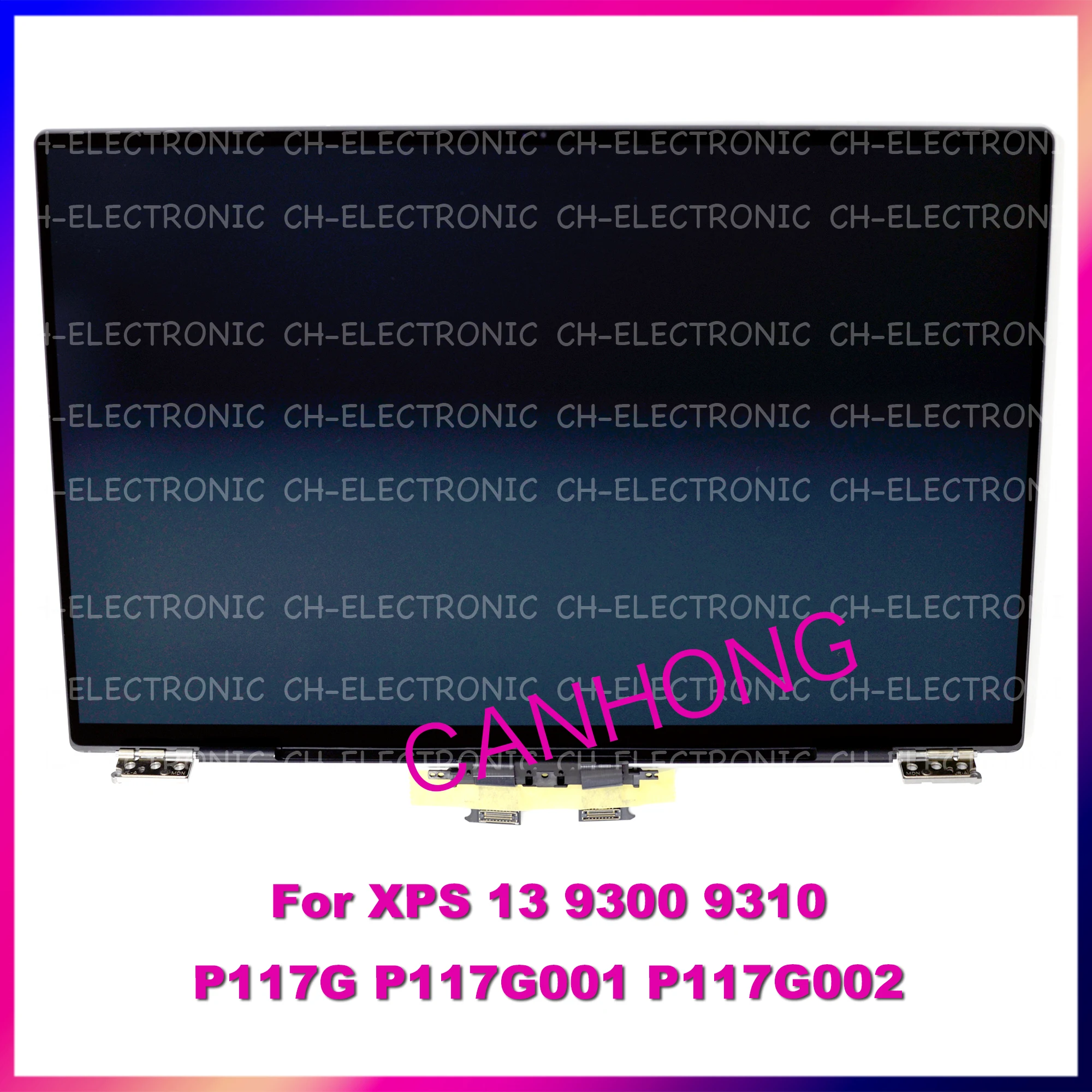 

13.4" For Dell XPS 13 9300 9310 P117G P117G001 P117G002 LCD Screen Assembly Display Replacement With Hinges 1920x1200