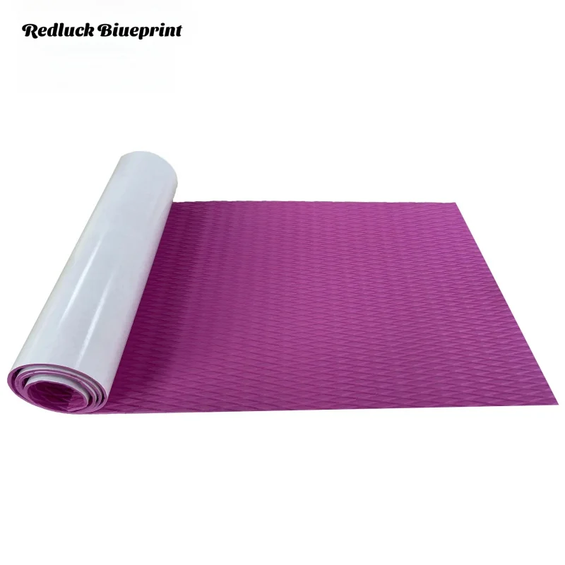 240 cm x 45 cm x 5 mm Redluck Blueprint fonte fabbrica di parti marine Tavola da surf Trazione antiscivolo EVA Pavimentazione per barche Foglio da surf