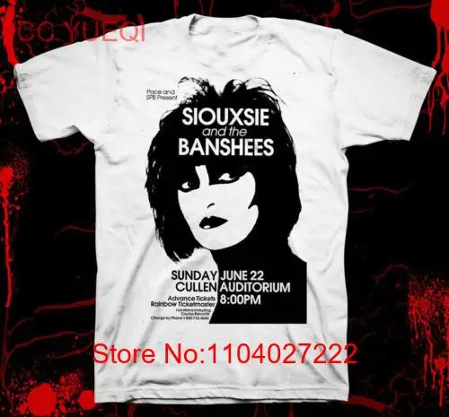 Siouxsie And the Banshees T Shirt All Size