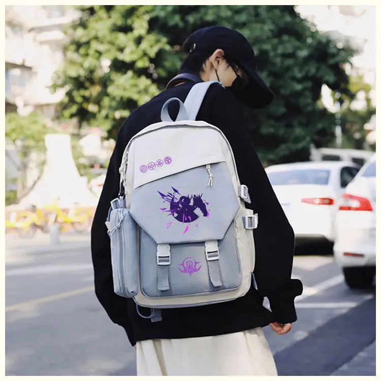 Honkai Impact 3 Boys Girls, Ins Style Korean Version New Backpack For Elementary And Middle School Students, Co-Branded Large An
