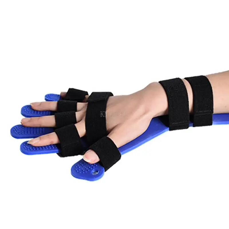 Hand Wrist Finger Orthotics Fixed Splint Fingerboard Cerebrovascular Accident Hand Brace With Belt Finger Corrector Board Tool