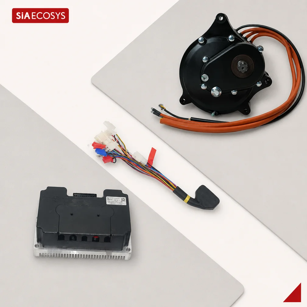 Electric Motorcycle Kit QS138 V3 70H 3000W Mid Drive Motor with FarDriver ND72680 Controller for 72V Conversion