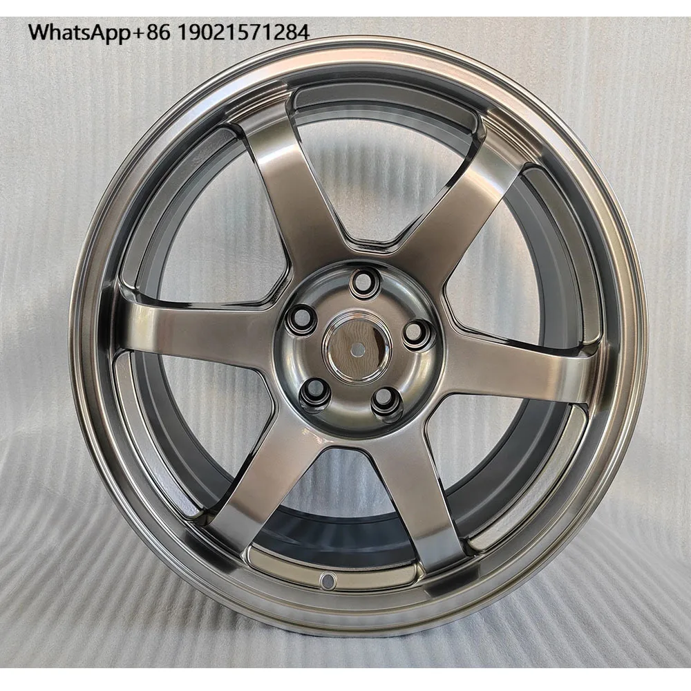 

Te37 Wheel Hub 6 Spoke 17 18 19 20 21 22 Inch 5x120 5x112 5x114.3 Automobile Rim Te37 Car Wheels Alloy Rims