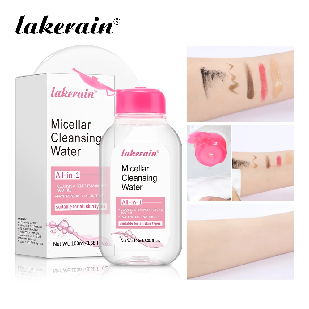 Micellar Water to Clean Face Eyelash Extension Remover Reusable Make-up Remover Cotton Extensions Cleansing Glue False Makeup